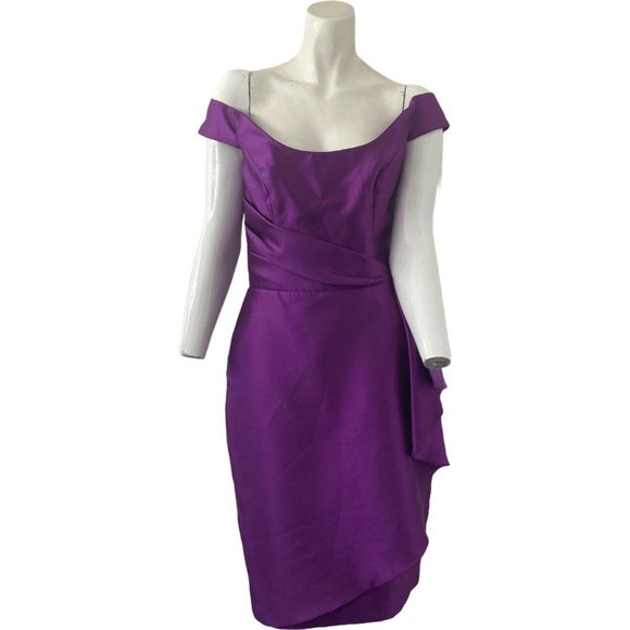 Lazaro Dress Bridesmaid Prom Ruffle Formal Dress 8 - Picture 1 of 10